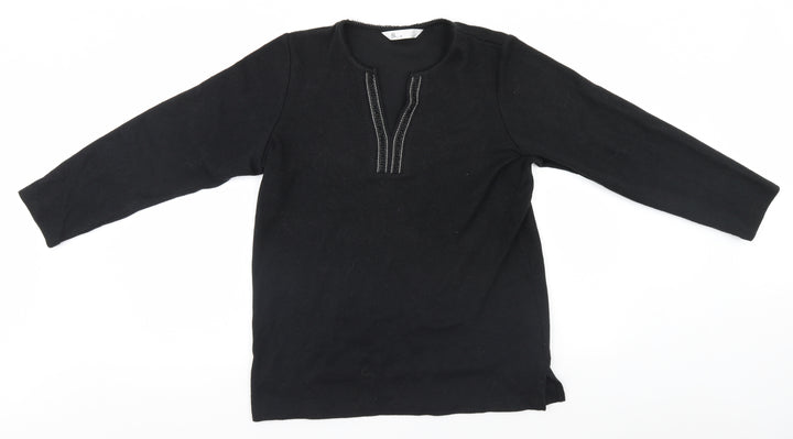 BHS Womens Black   Pullover Jumper Size 14