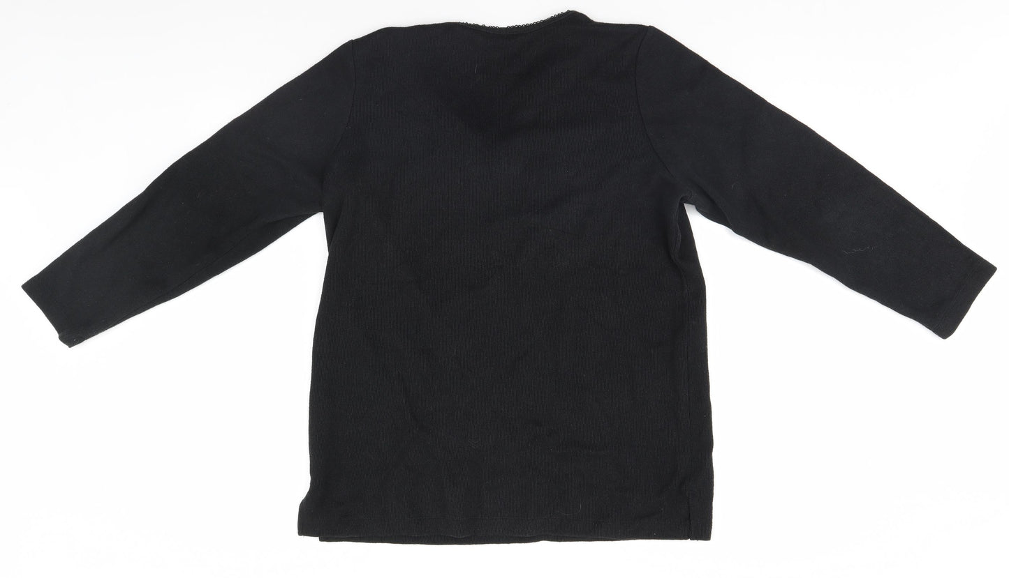 BHS Womens Black   Pullover Jumper Size 14