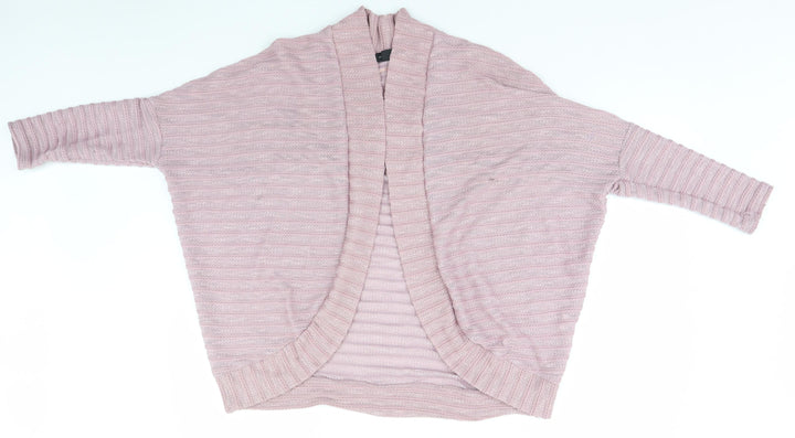 Atmosphere Womens Grey Striped  Cardigan Jumper Size 6