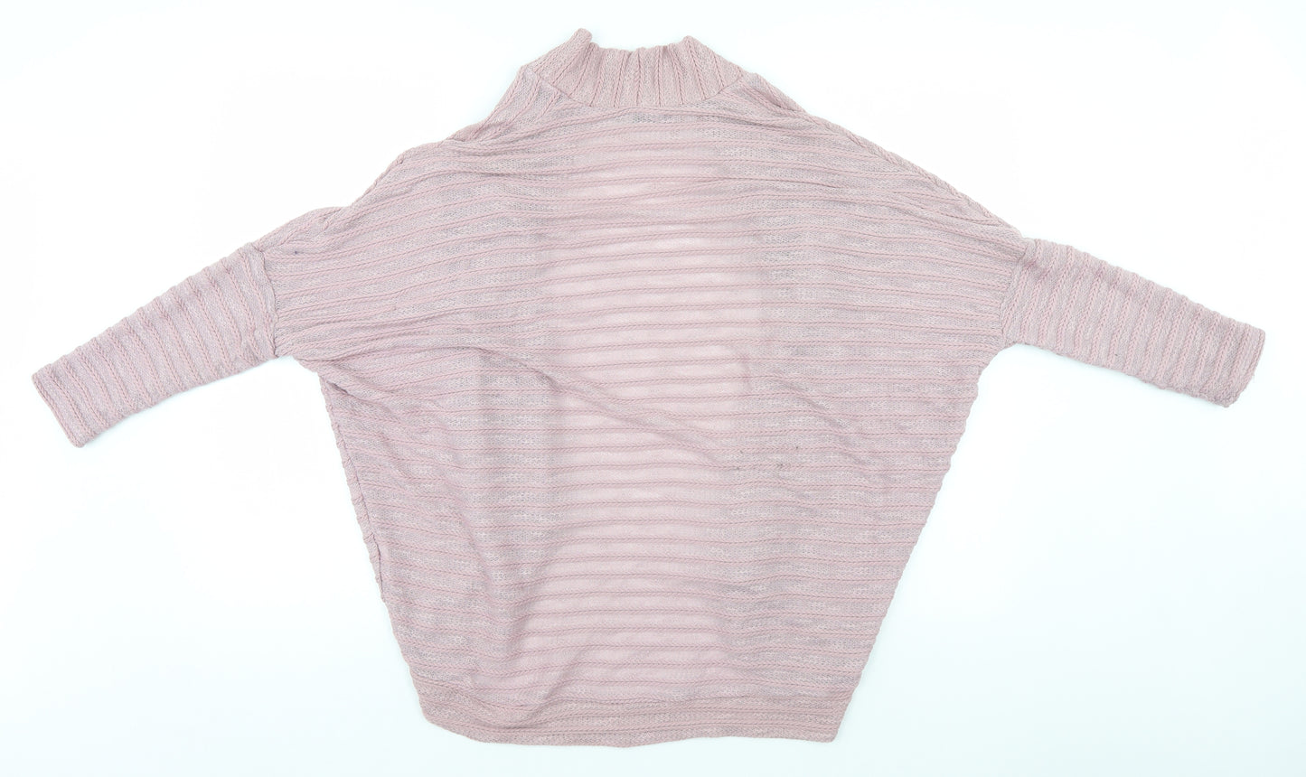 Atmosphere Womens Grey Striped  Cardigan Jumper Size 6