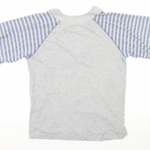 Preworn Mens Grey    Pyjama Top   - Baseball