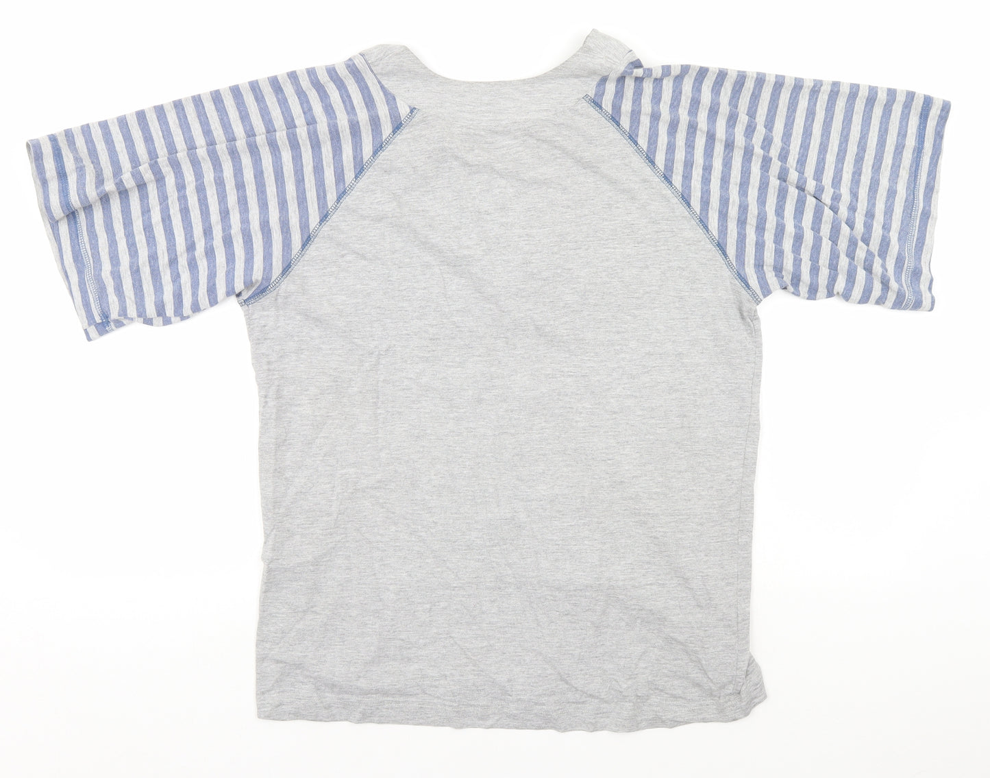 Preworn Mens Grey    Pyjama Top   - Baseball