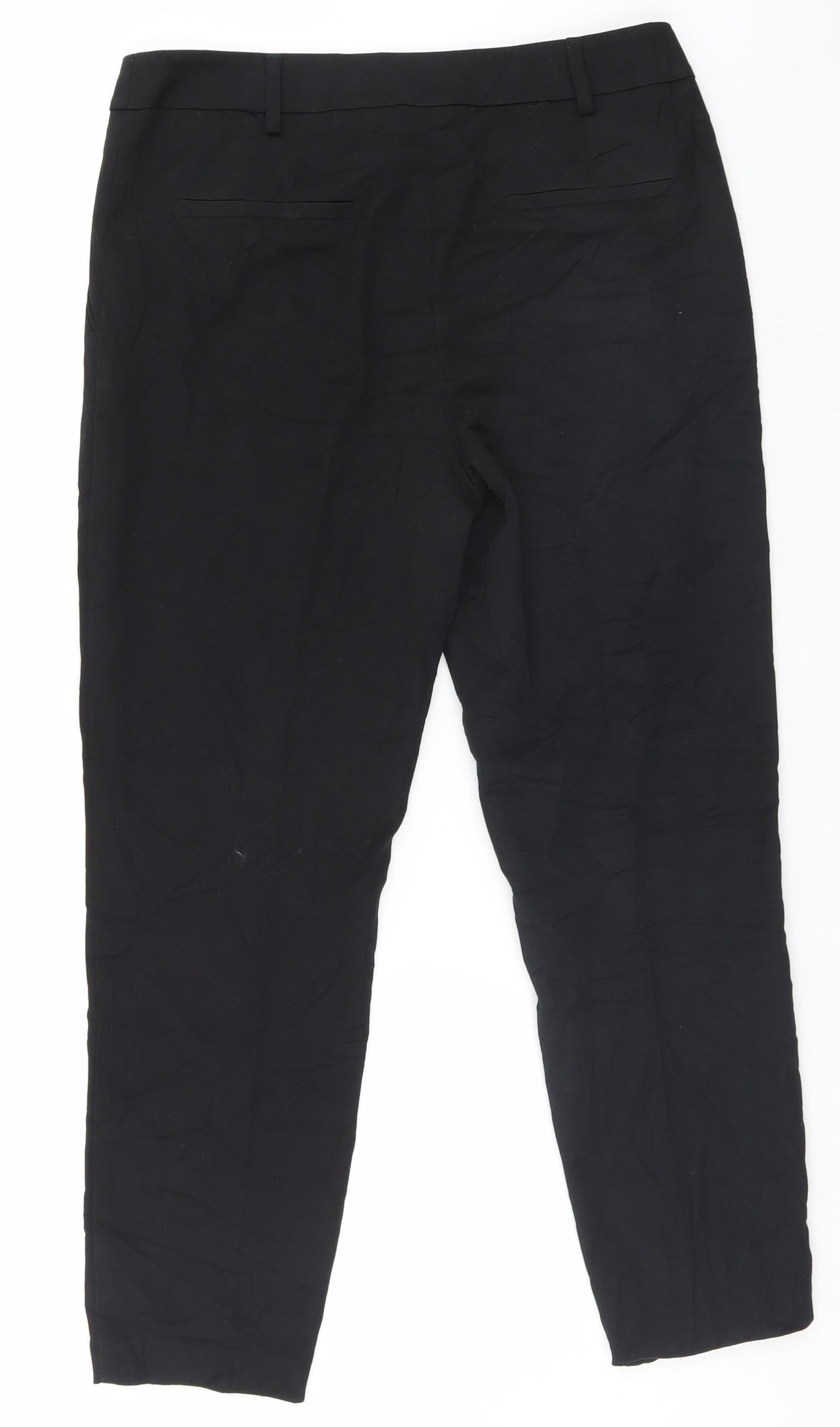 TU Womens Black   Trousers  Size 10 L25 in