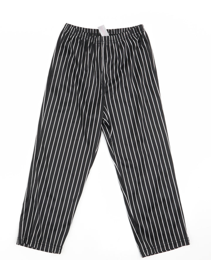 TU Girls Black Striped Pyjama Pants Size 5-6 Years