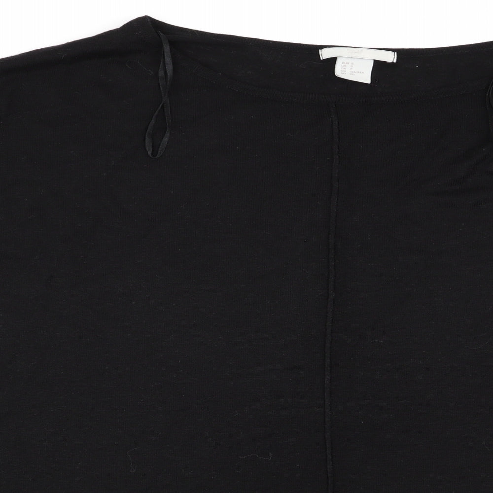 H&M Womens Black   Pullover Jumper Size S