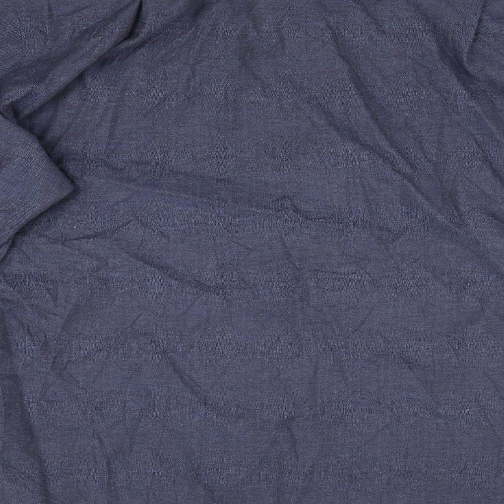 Marks and Spencer Mens Blue    Dress Shirt Size 15.5