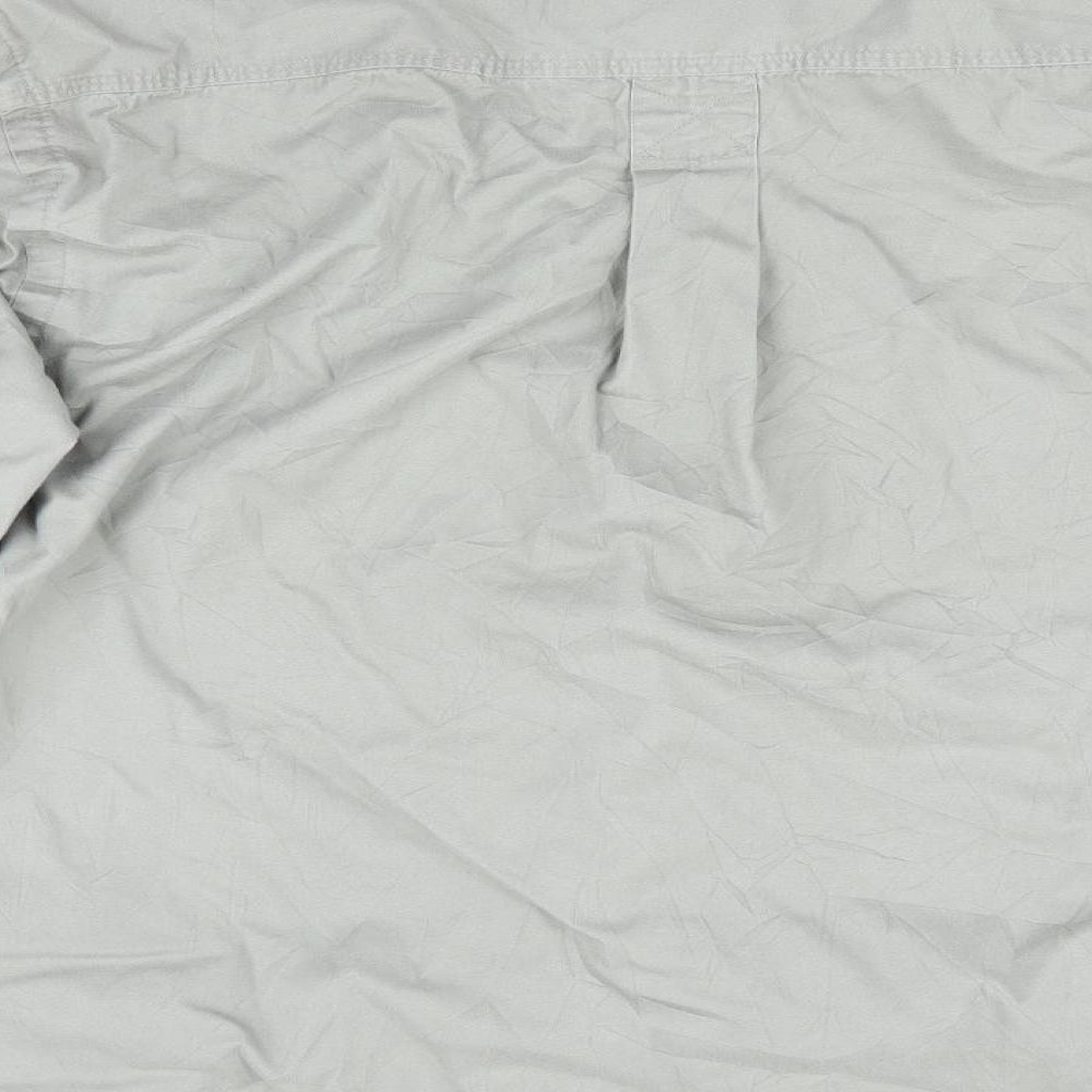 Marks and Spencer Mens Green    Button-Up Size S