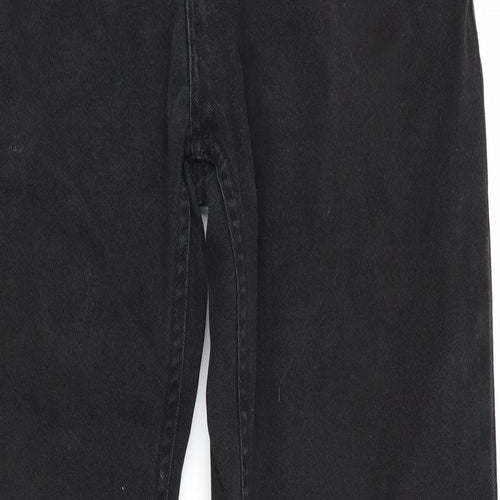 Denim Co Mens Black   Straight Jeans Size 32 in L31 in