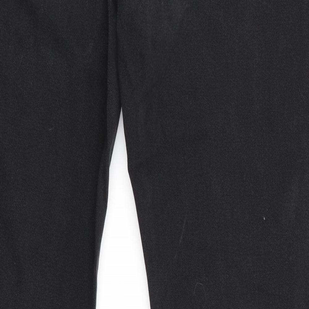 Denim Co Mens Black   Straight Jeans Size 32 in L31 in