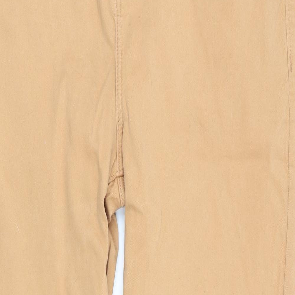 TU Womens Gold   Skinny Jeans Size 14 L29 in