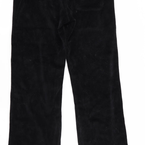 Henleys Womens Black   Trousers   L31 in - Velvet feel