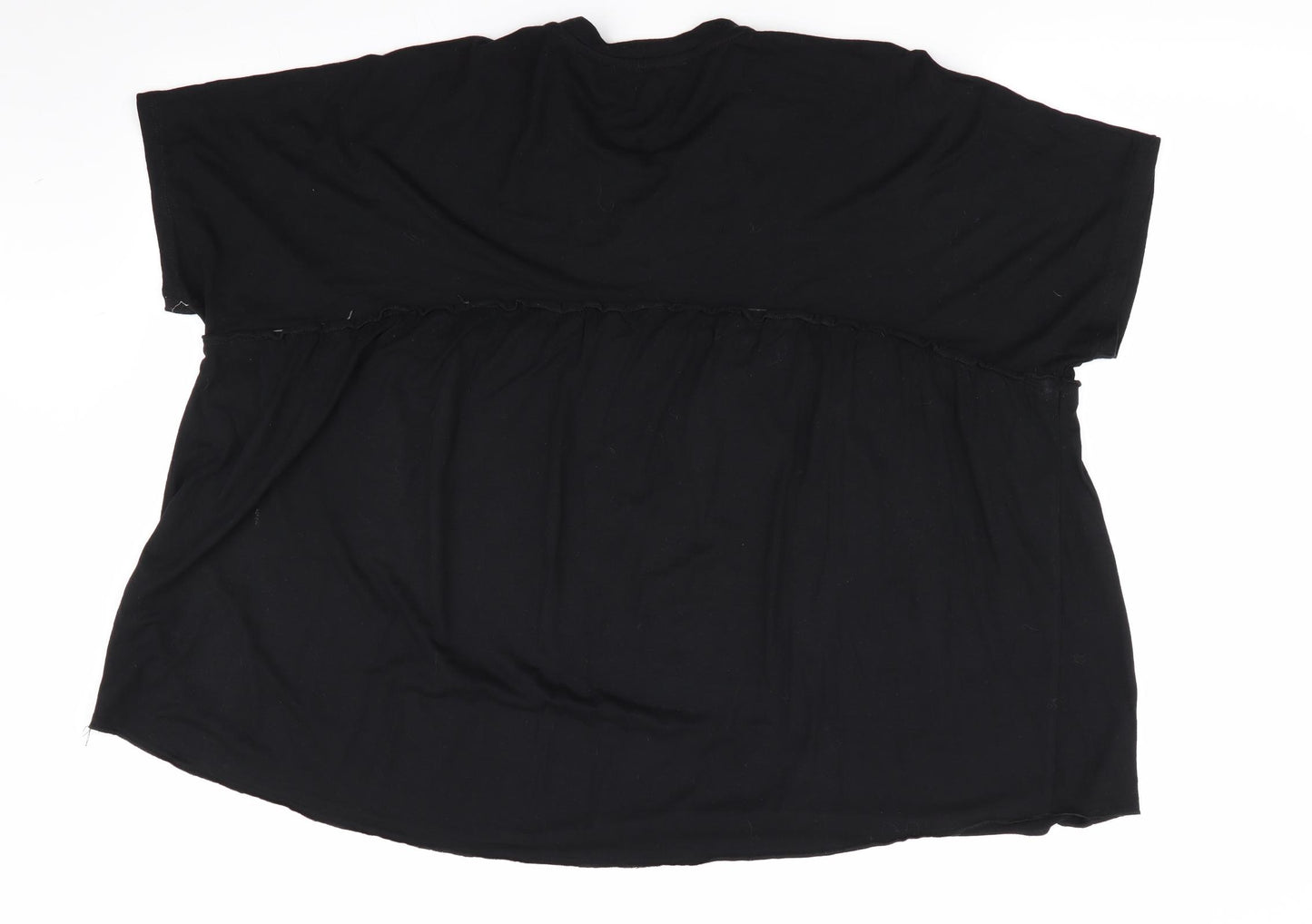 George Womens Black   Basic T-Shirt Size 12