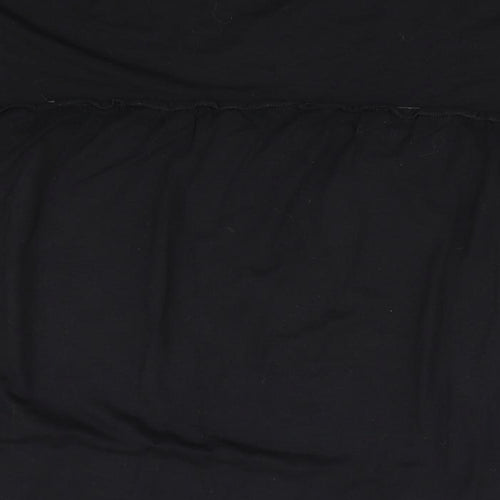 George Womens Black   Basic T-Shirt Size 12