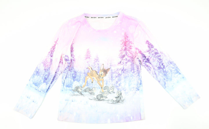 Angry Birds Womens Pink Animal Print   Pyjama Top   - Bambi