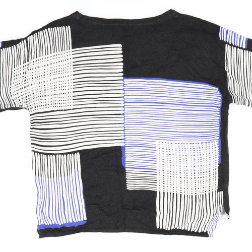 NEXT Womens Blue Check  Pullover Jumper Size 6