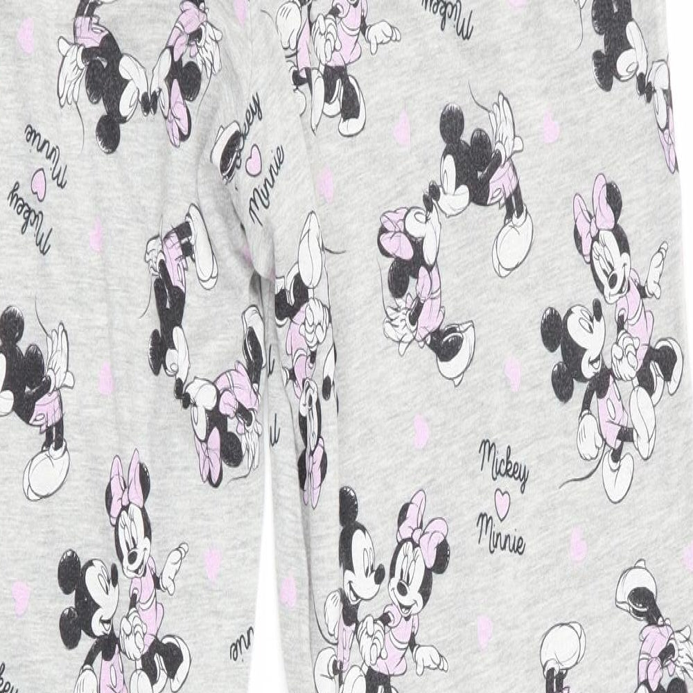 Preworn Womens Grey Animal Print   Pyjama Pants   - Mickey & Minnie Mouse