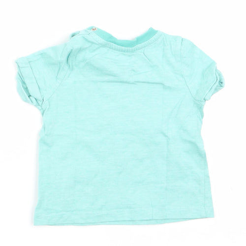 Florence and Fred Boys Green   Basic T-Shirt Size 3-6 Months