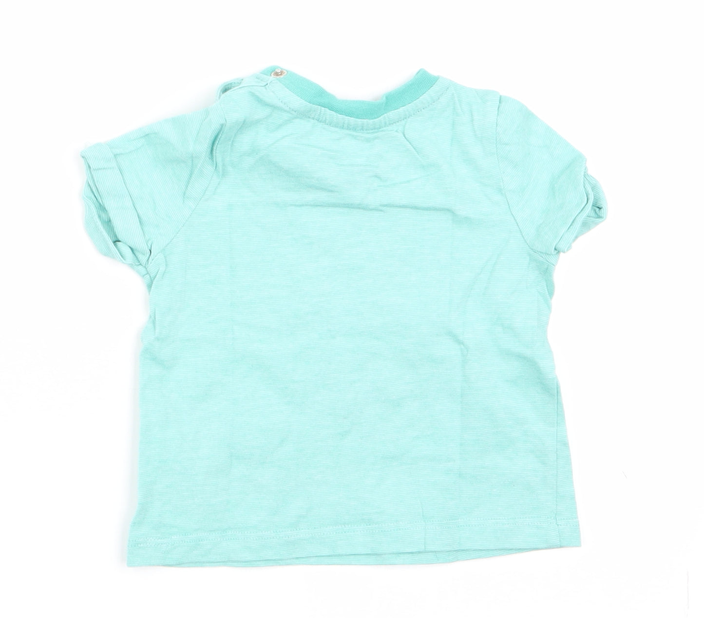 Florence and Fred Boys Green   Basic T-Shirt Size 3-6 Months