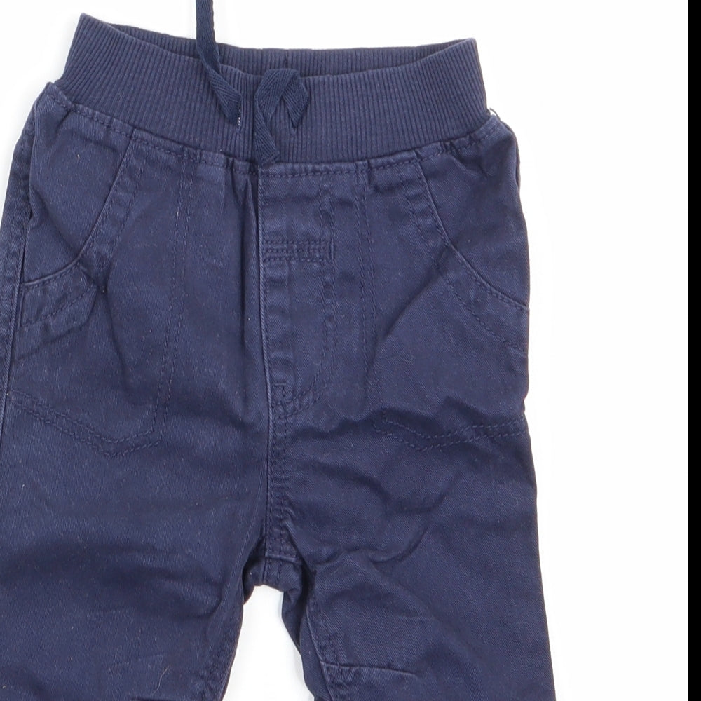 George Boys Blue   Cargo Jeans Size 3-6 Months