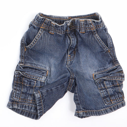 Gymboree Boys Blue   Cargo Jeans Size 12-18 Months