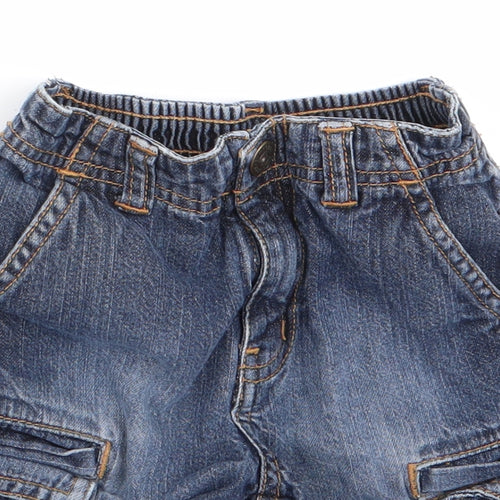Gymboree Boys Blue   Cargo Jeans Size 12-18 Months