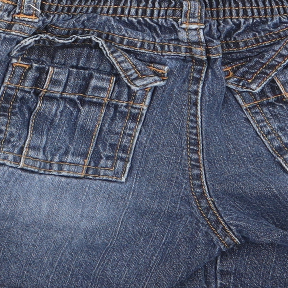 Gymboree Boys Blue   Cargo Jeans Size 12-18 Months
