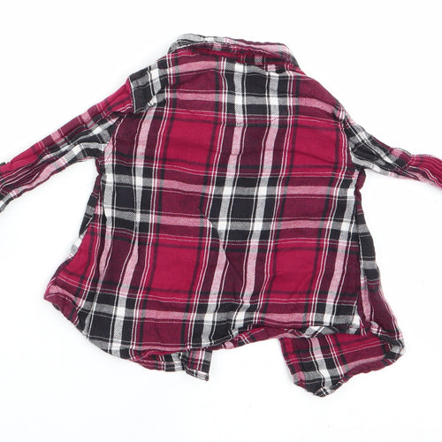 Primark Boys Red Check  Basic Button-Up Size 6-9 Months