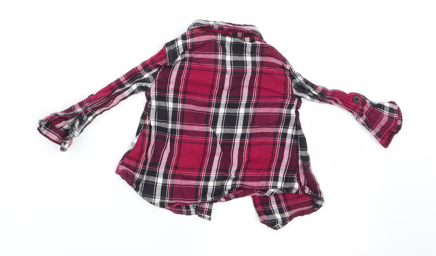 Primark Boys Red Check  Basic Button-Up Size 6-9 Months