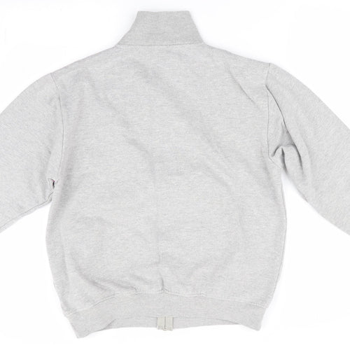 Amalina Womens Grey   Full Zip Sweatshirt Size 12