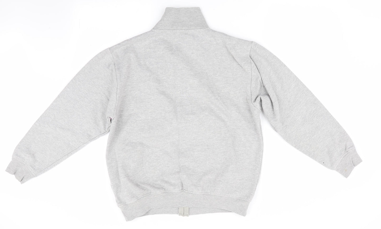 Amalina Womens Grey   Full Zip Sweatshirt Size 12