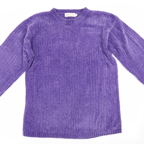 Bonmarché Womens Purple   Pullover Jumper Size S