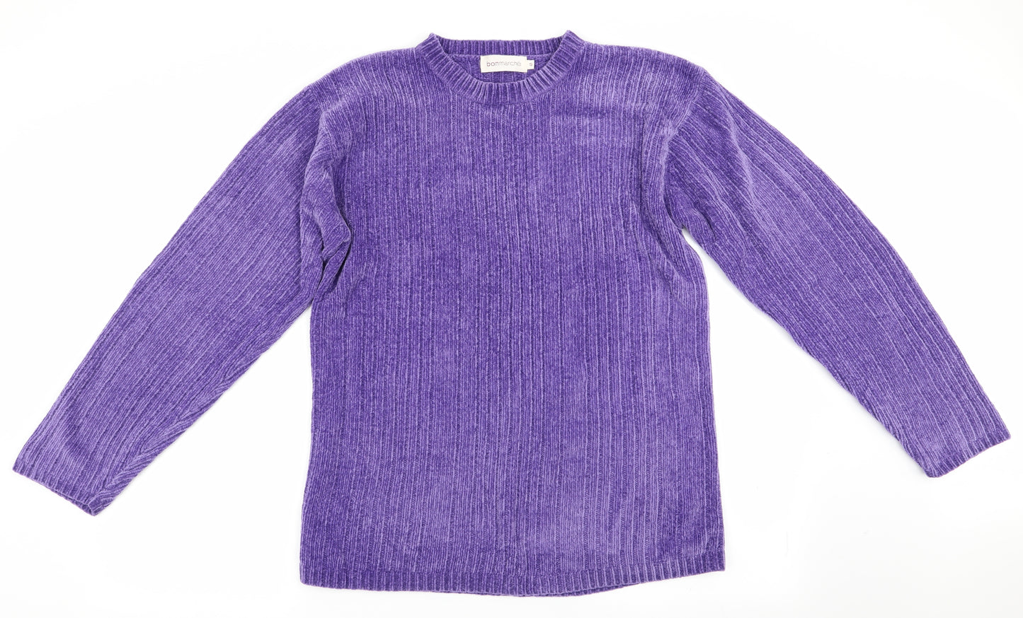 Bonmarché Womens Purple   Pullover Jumper Size S