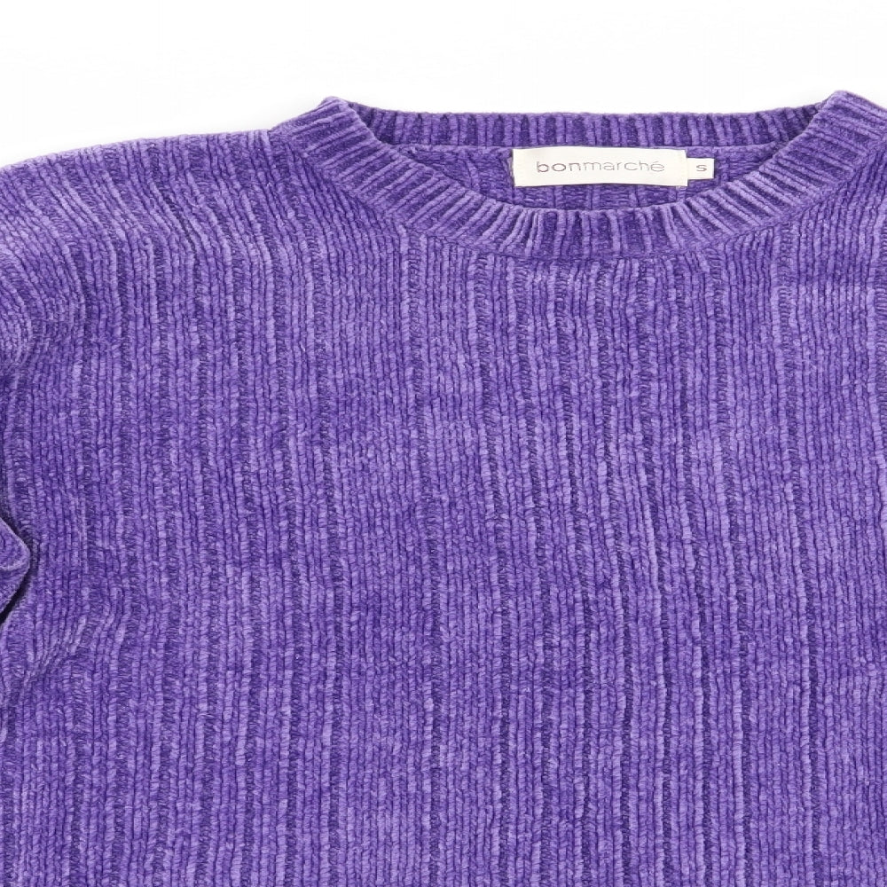 Bonmarché Womens Purple   Pullover Jumper Size S