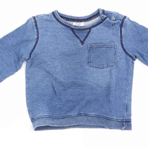 Florence and Fred Boys Blue   Basic Casual Size 12-18 Months