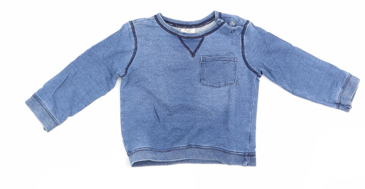 Florence and Fred Boys Blue Basic Casual Size 12-18 Months