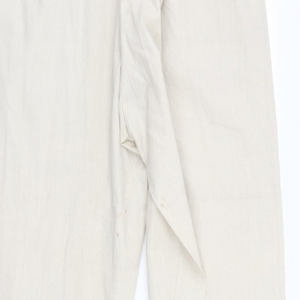 Reybor SL Valle Womens Beige   Trousers  Size M L28 in