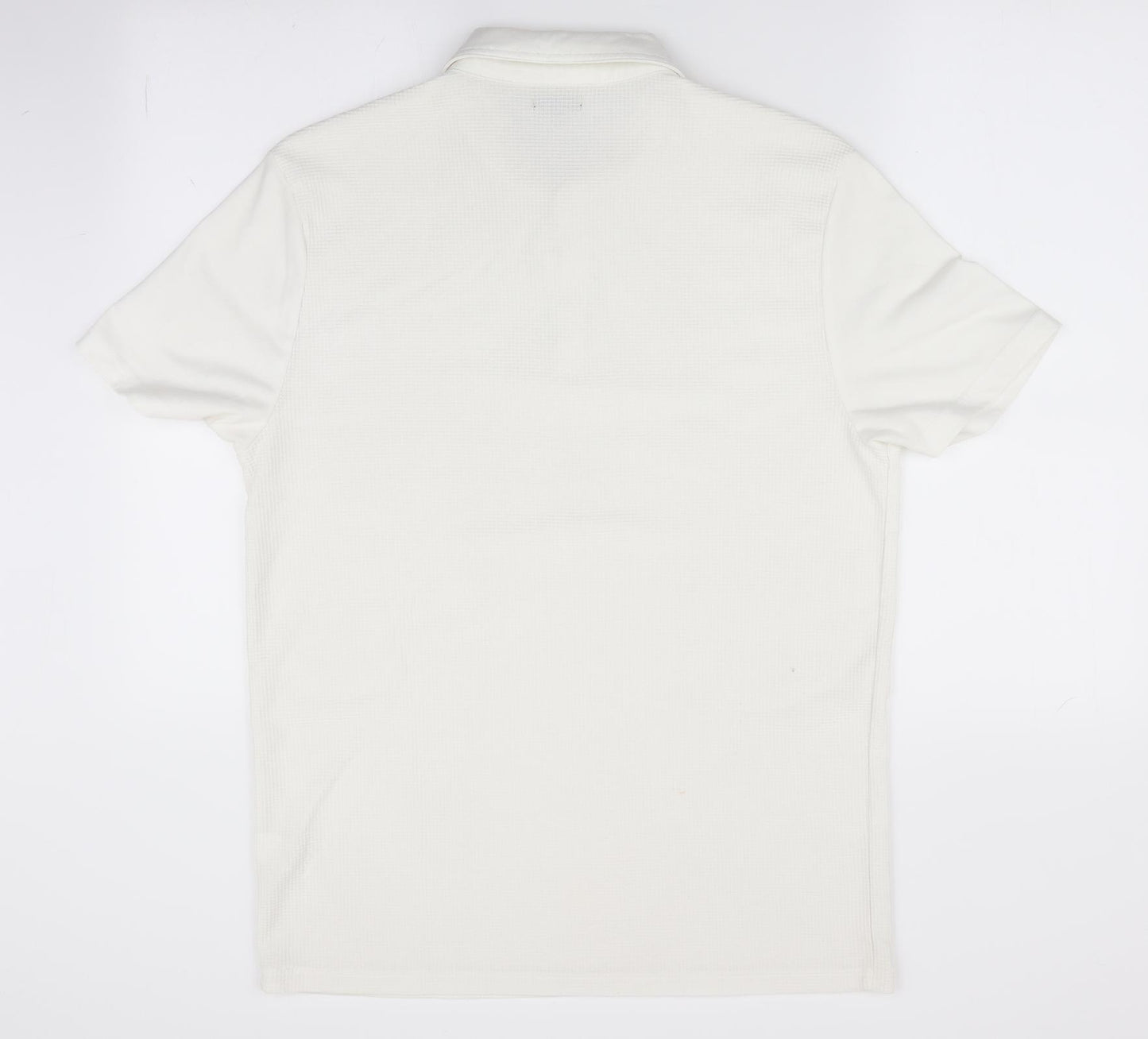 River Island Mens Ivory    Polo Size L