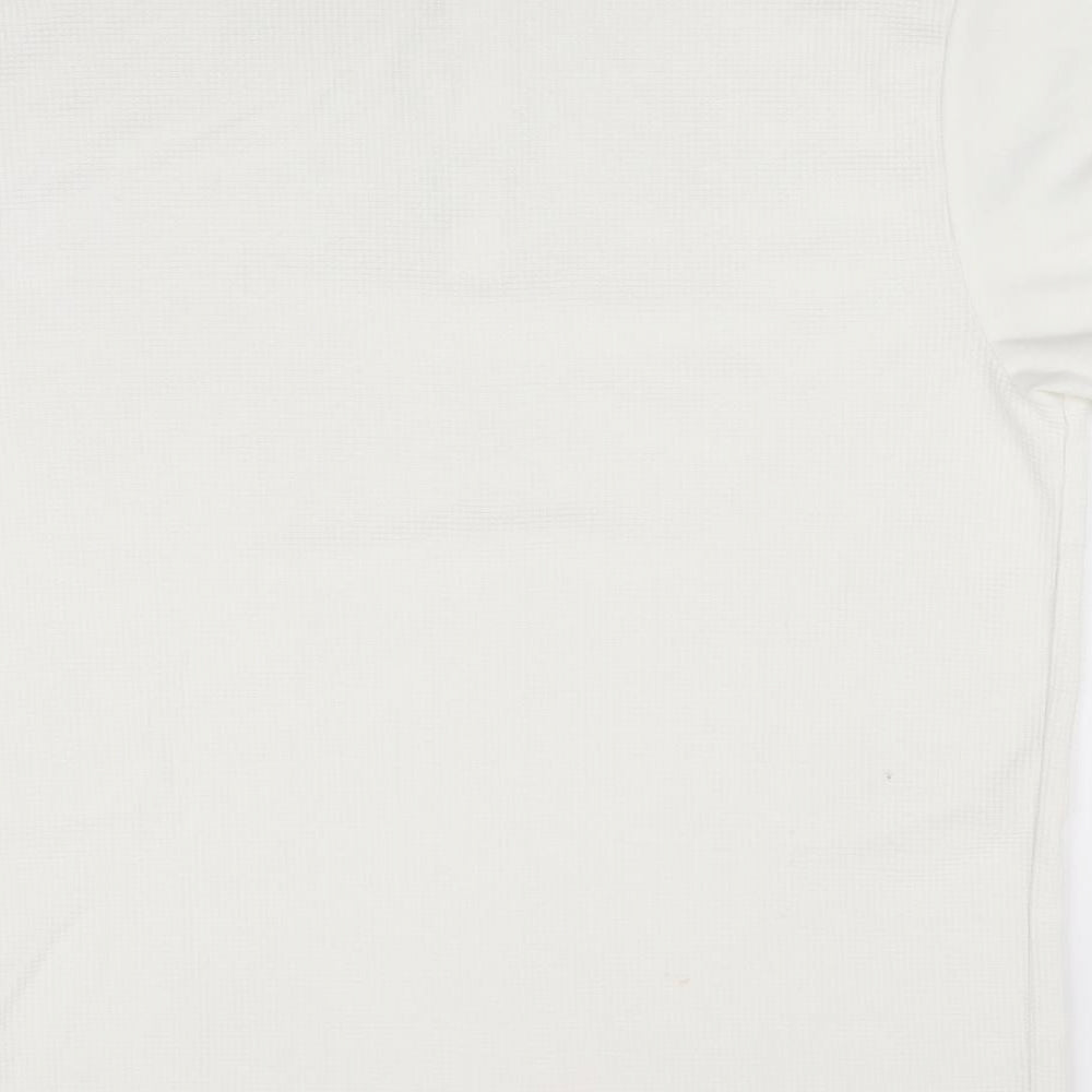 River Island Mens Ivory    Polo Size L