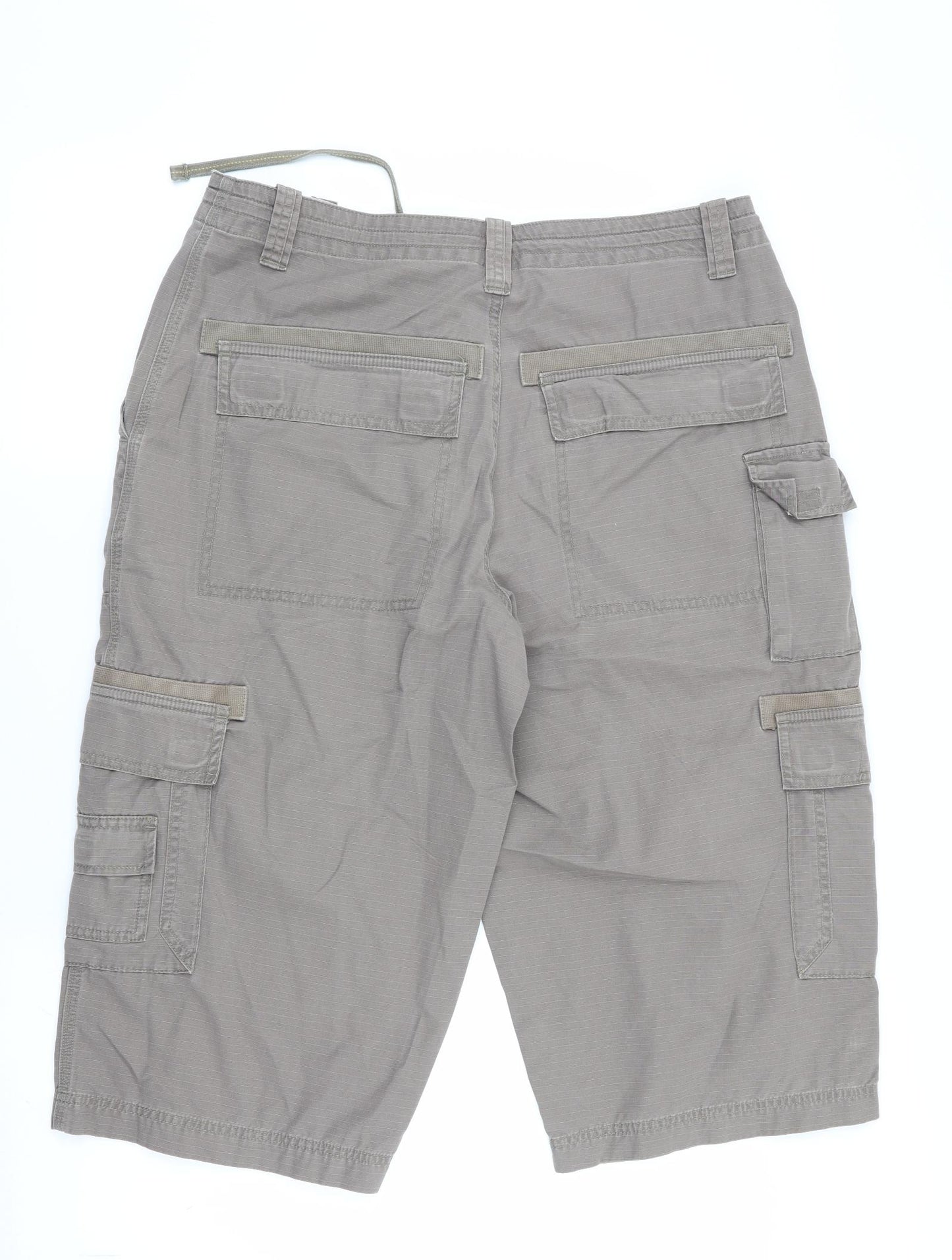 Marks and Spencer Mens Beige   Cargo Shorts Size 34 in