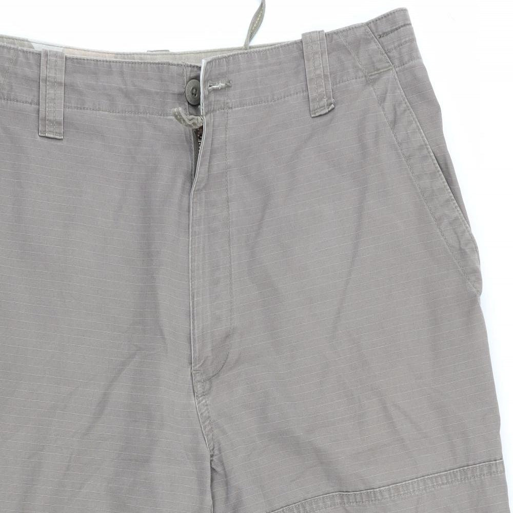 Marks and Spencer Mens Beige   Cargo Shorts Size 34 in