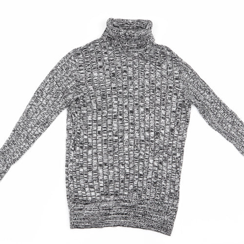 Florence and Fred Womens Black Houndstooth  Pullover Jumper Size 12