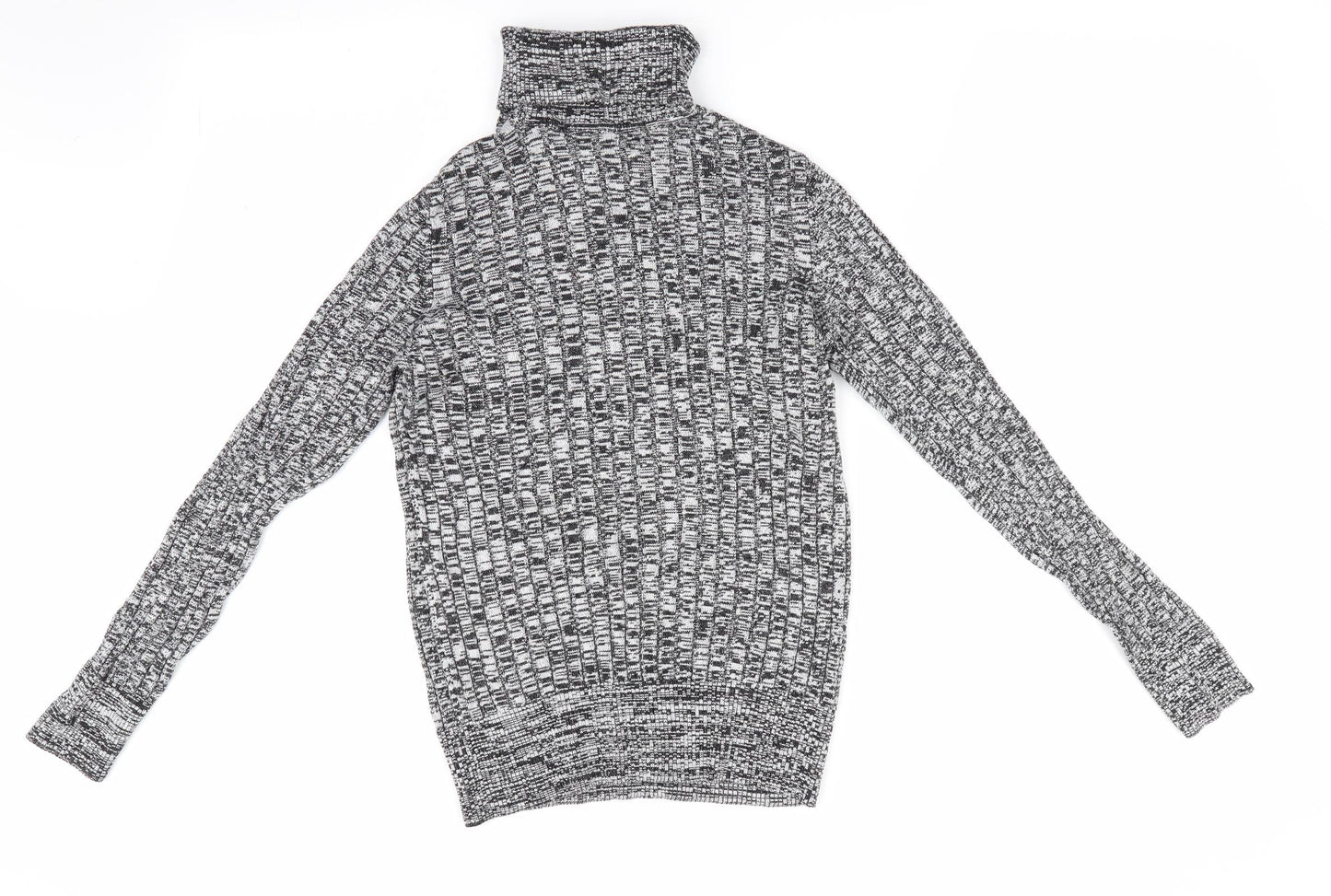 Florence and Fred Womens Black Houndstooth  Pullover Jumper Size 12