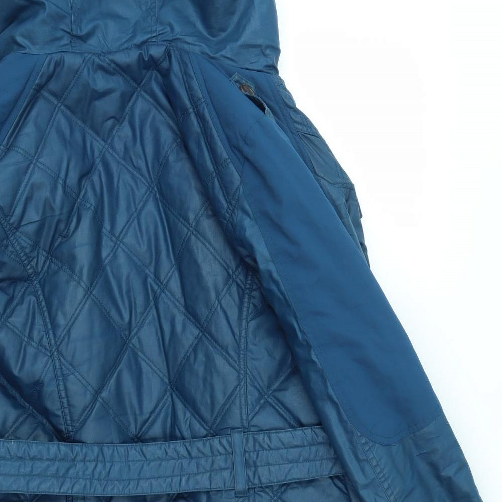 NEXT Womens Blue   Overcoat Coat Size 10
