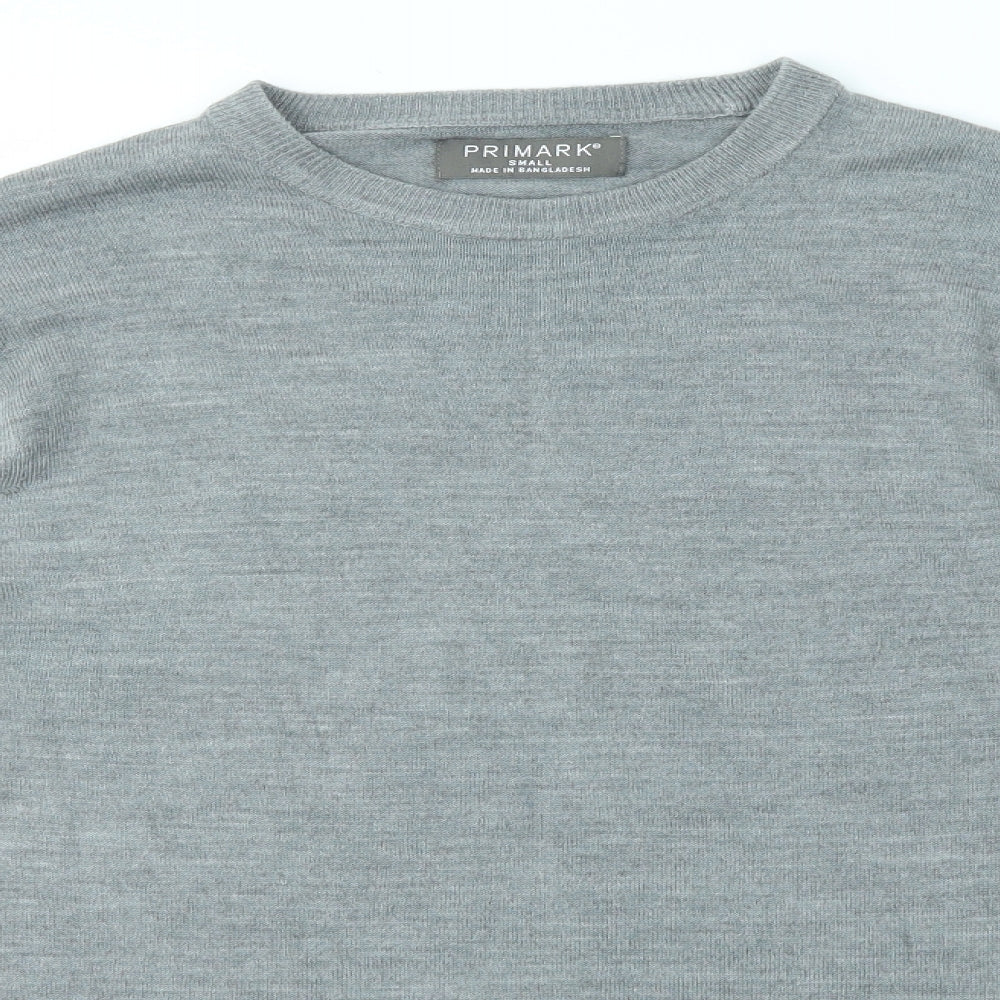 Primark Mens Grey   Pullover Jumper Size S
