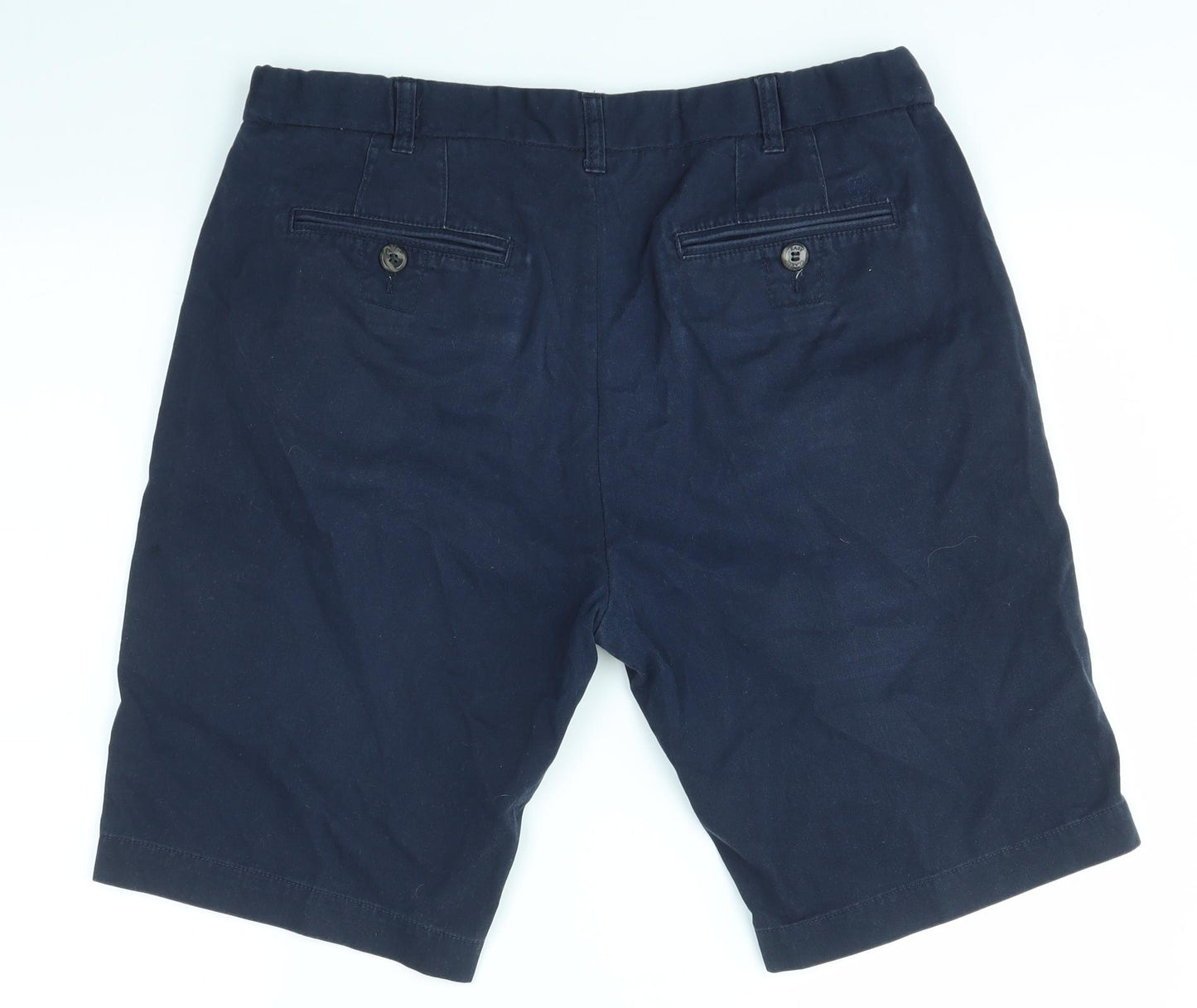 Easy Mens Blue   Chino Shorts Size 36 in