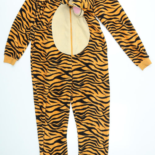 Primark Womens Orange Animal Print   One Piece Size 10  - TIGGER