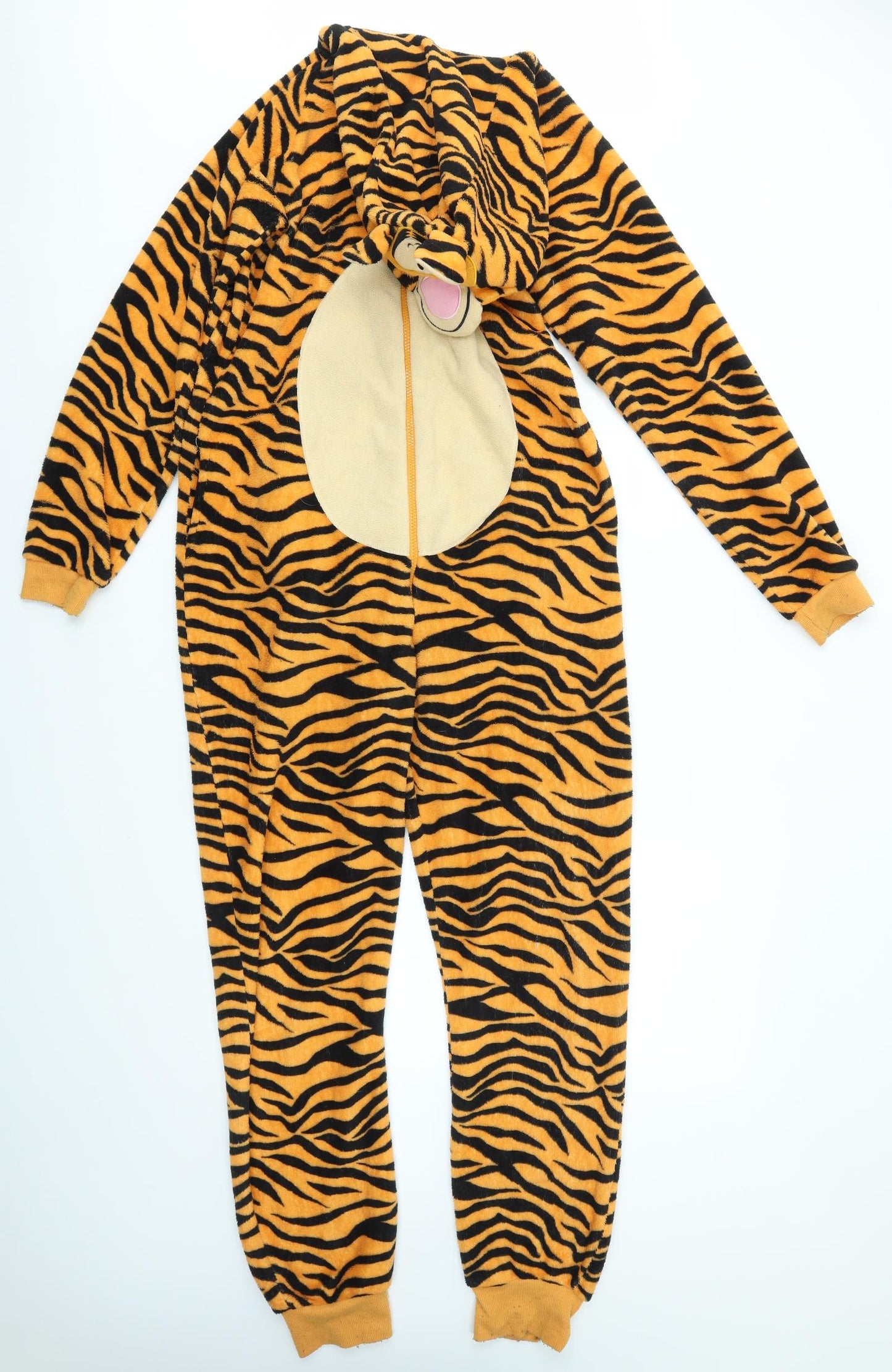 Primark Womens Orange Animal Print   One Piece Size 10  - TIGGER