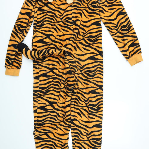 Primark Womens Orange Animal Print   One Piece Size 10  - TIGGER