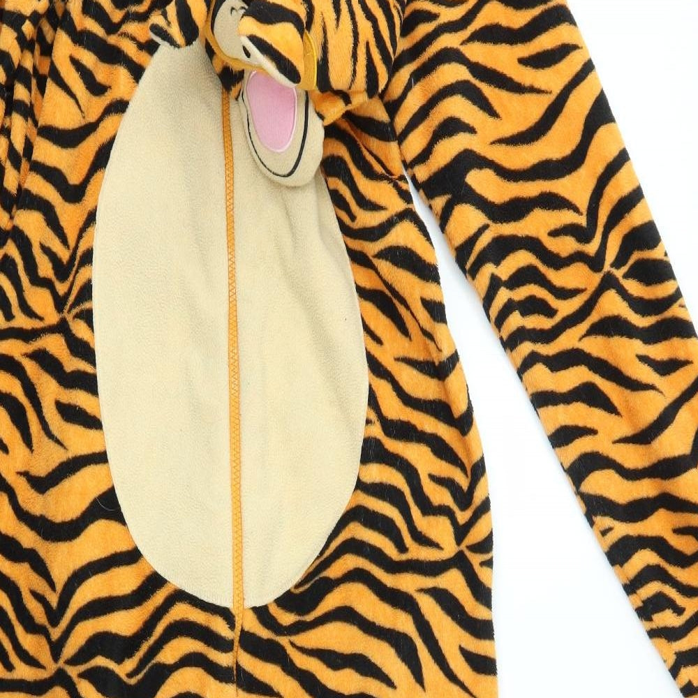 Primark Womens Orange Animal Print   One Piece Size 10  - TIGGER