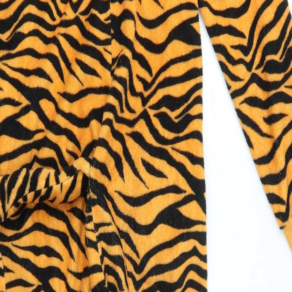Primark Womens Orange Animal Print   One Piece Size 10  - TIGGER